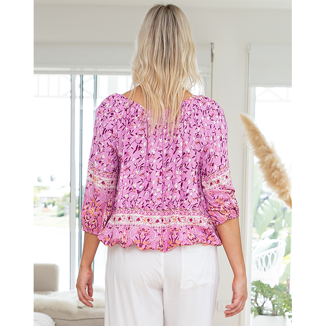 Freez Peasant Off The Shoulder Top