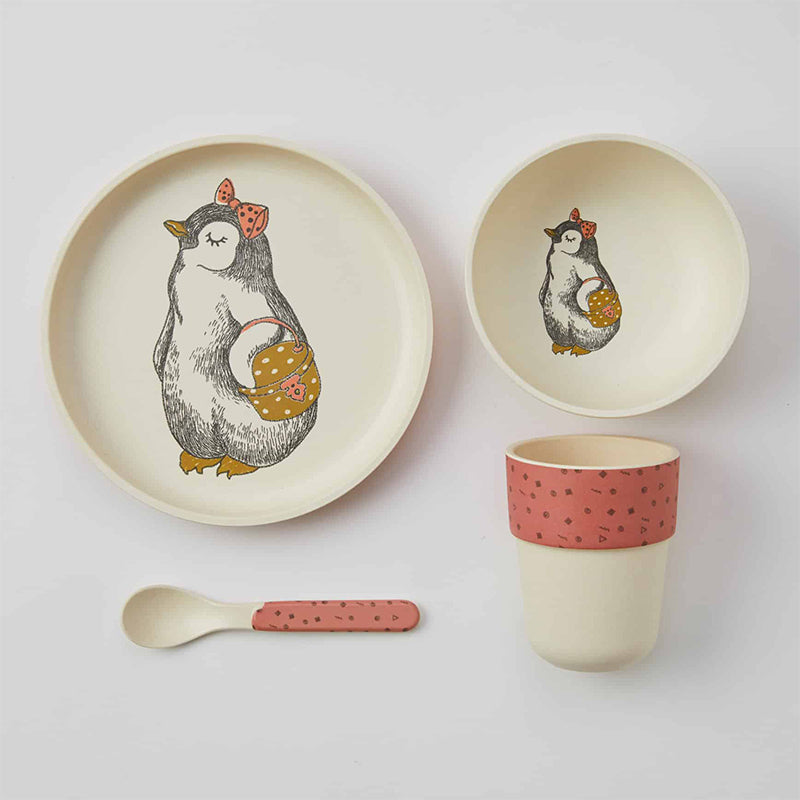 Giggle & Jiggle Bambooware Kids Dinner Set